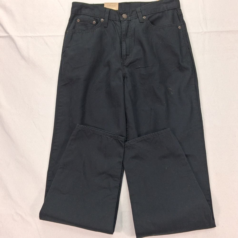 Levi's Jeans Womens 29 High-Waisted Mom Jeans Black Tapered Leg NEW